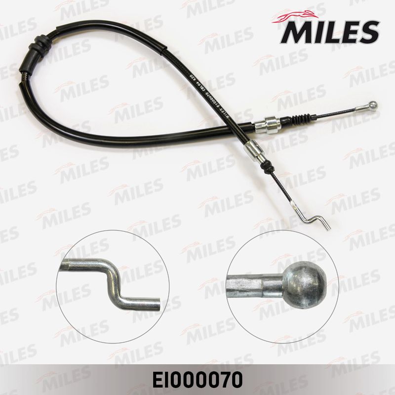 Тросик, cтояночный тормоз MILES EI000070