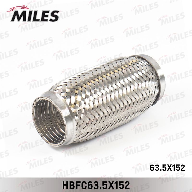 Гофрированная труба, выхлопная система MILES HBFC635X152