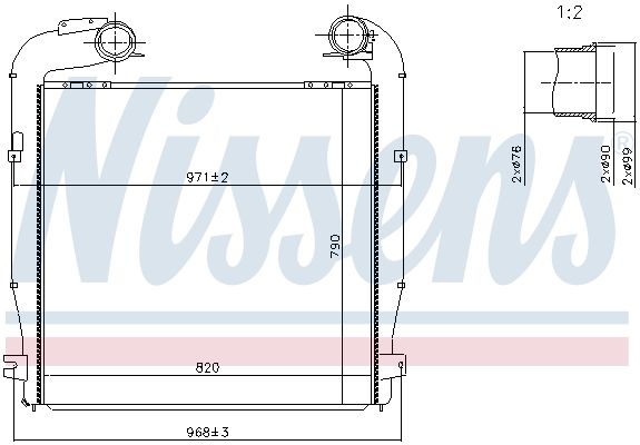 Интеркулер NISSENS 97080