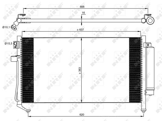 Конденсатор, кондиционер NRF 35869