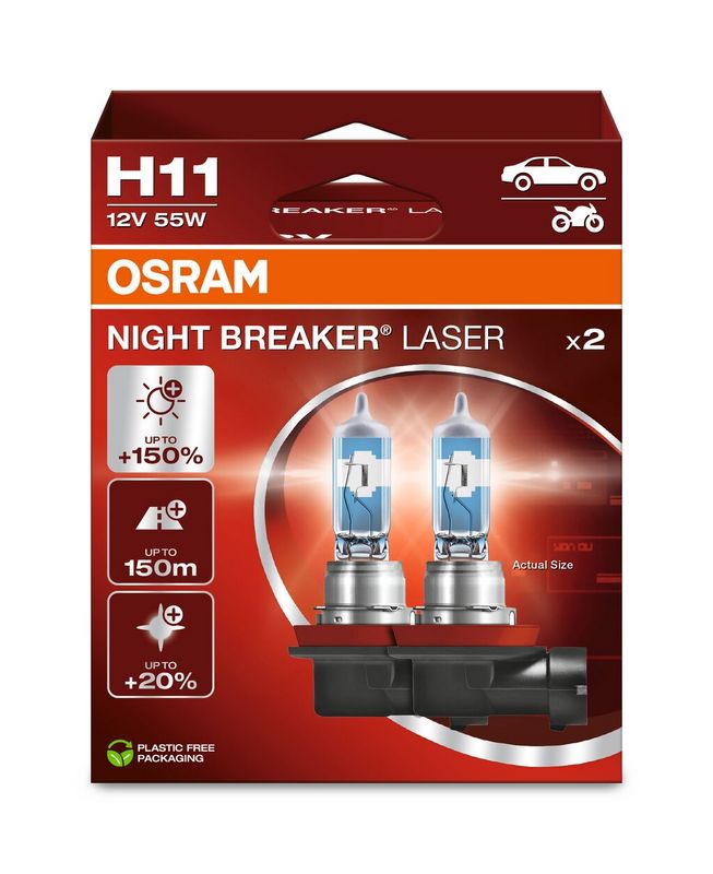 Лампа накаливания, фара дальнего света OSRAM 64211NL2HB