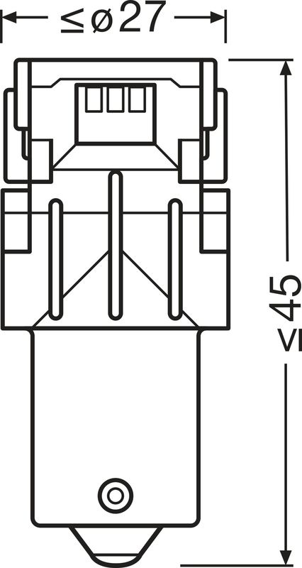 Лампа накаливания, фонарь указателя поворота OSRAM 7507DYP2BL