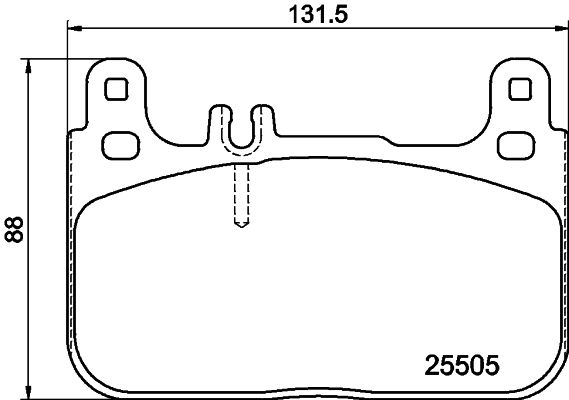 Комплект тормозных колодок, дисковый тормоз PAGID 8DB355021941