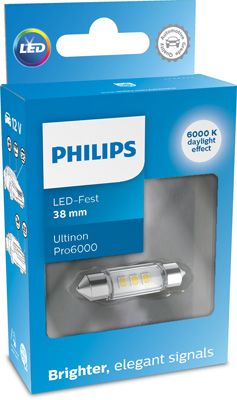 Лампа накаливания, фонарь освещения номерного знака PHILIPS 11854CU60X1