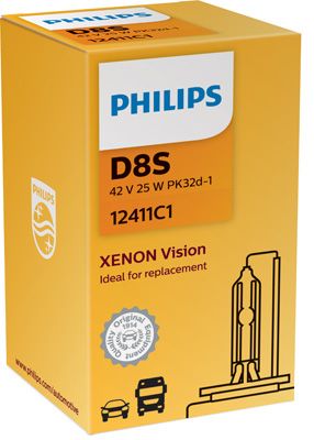 Лампа накаливания, фара дальнего света PHILIPS 12411C1