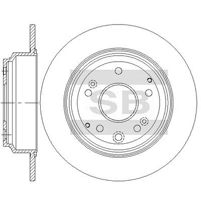 Тормозной диск SANGSIN SD4152