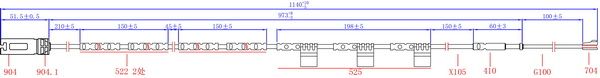Сигнализатор, износ тормозных колодок SANGSIN SWS1403