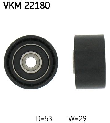 Паразитный / Ведущий ролик, зубчатый ремень SKF VKM22180