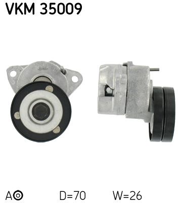 Натяжитель ремня, клиновой зубча SKF VKM35009