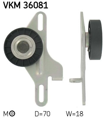 Натяжитель ремня, клиновой зубча SKF VKM36081