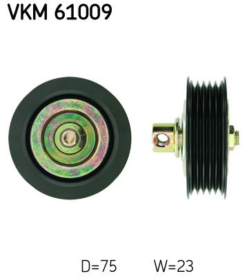 Паразитный / ведущий ролик, поликлиновой ремень SKF VKM61009