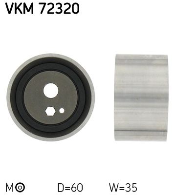 Натяжной ролик, ремень ГРМ SKF VKM72320