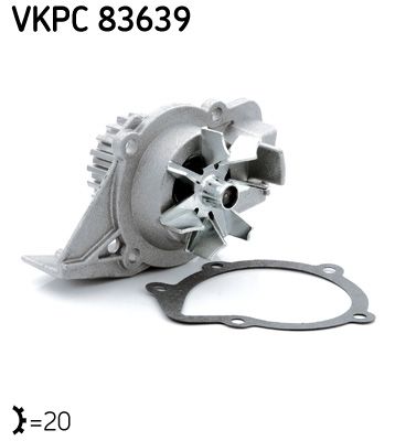 Водяной насос, охлаждение двигателя SKF VKPC83639