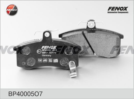 Комплект тормозных колодок, дисковый тормоз FENOX BP40005O7