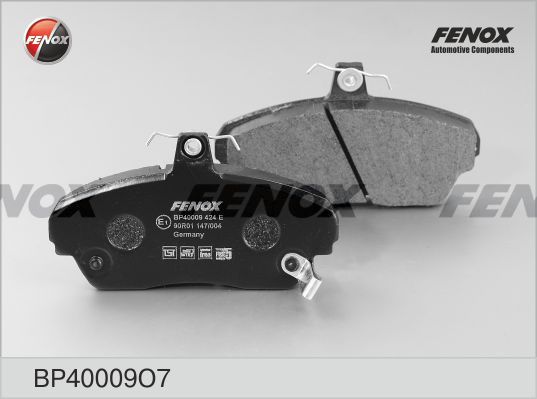 Комплект тормозных колодок, дисковый тормоз FENOX BP40009O7