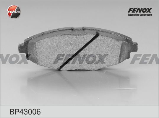 Комплект тормозных колодок, дисковый тормоз FENOX BP43006