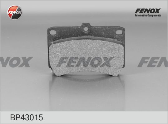 Комплект тормозных колодок, дисковый тормоз FENOX BP43015