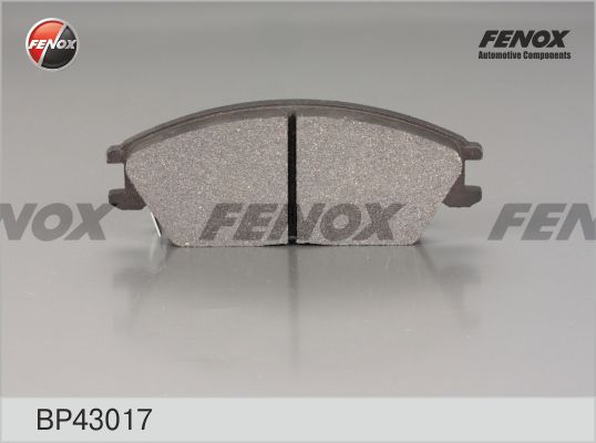Комплект тормозных колодок, дисковый тормоз FENOX BP43017