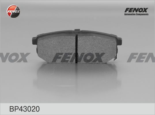 Комплект тормозных колодок, дисковый тормоз FENOX BP43020