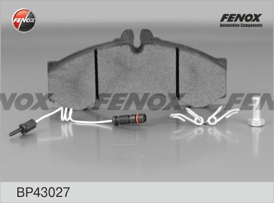 Комплект тормозных колодок, дисковый тормоз FENOX BP43027
