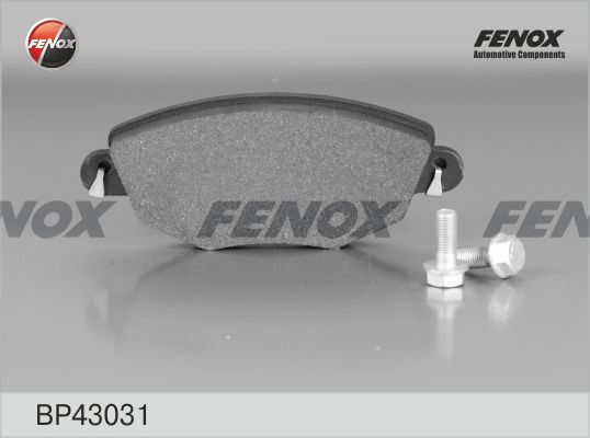 Комплект тормозных колодок, дисковый тормоз FENOX BP43031