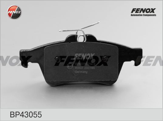 Комплект тормозных колодок, дисковый тормоз FENOX BP43055