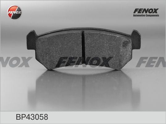 Комплект тормозных колодок, дисковый тормоз FENOX BP43058