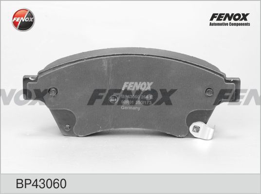 Комплект тормозных колодок, дисковый тормоз FENOX BP43060