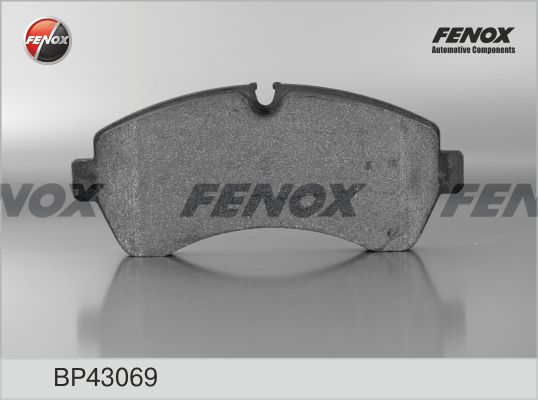 Комплект тормозных колодок, дисковый тормоз FENOX BP43069