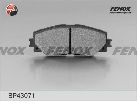 Комплект тормозных колодок, дисковый тормоз FENOX BP43071