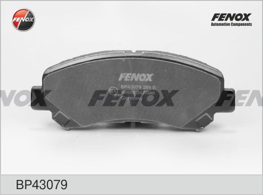 Комплект тормозных колодок, дисковый тормоз FENOX BP43079
