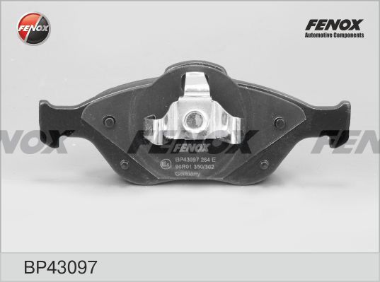 Комплект тормозных колодок, дисковый тормоз FENOX BP43097