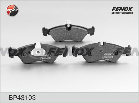 Комплект тормозных колодок, дисковый тормоз FENOX BP43103
