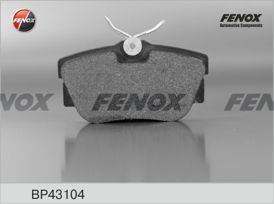 Комплект тормозных колодок, дисковый тормоз FENOX BP43104