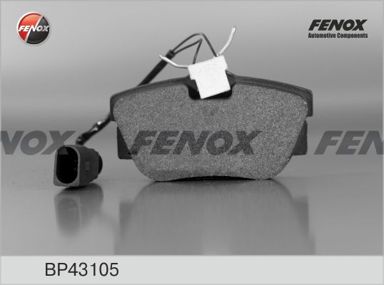 Комплект тормозных колодок, дисковый тормоз FENOX BP43105