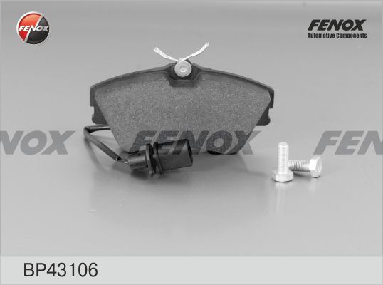 Комплект тормозных колодок, дисковый тормоз FENOX BP43106