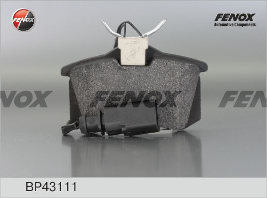 Комплект тормозных колодок, дисковый тормоз FENOX BP43111