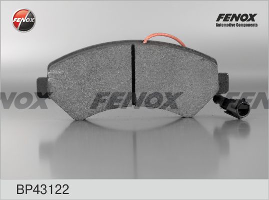 Комплект тормозных колодок, дисковый тормоз FENOX BP43122