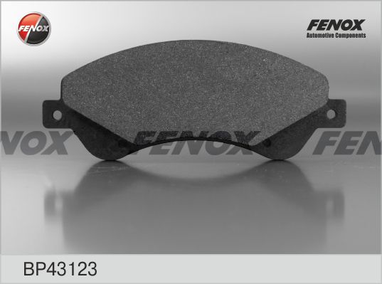 Комплект тормозных колодок, дисковый тормоз FENOX BP43123