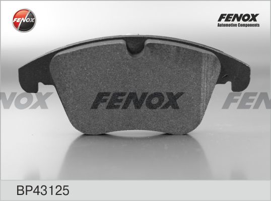 Комплект тормозных колодок, дисковый тормоз FENOX BP43125