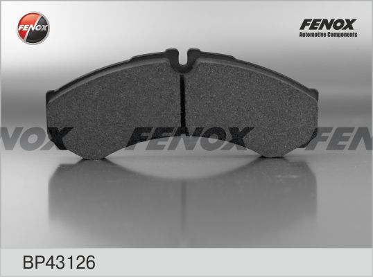 Комплект тормозных колодок, дисковый тормоз FENOX BP43126