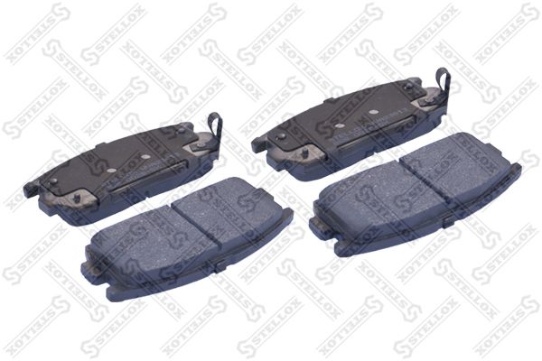 Комплект тормозных колодок, дисковый тормоз STELLOX 888002BSX