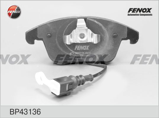 Комплект тормозных колодок, дисковый тормоз FENOX BP43136