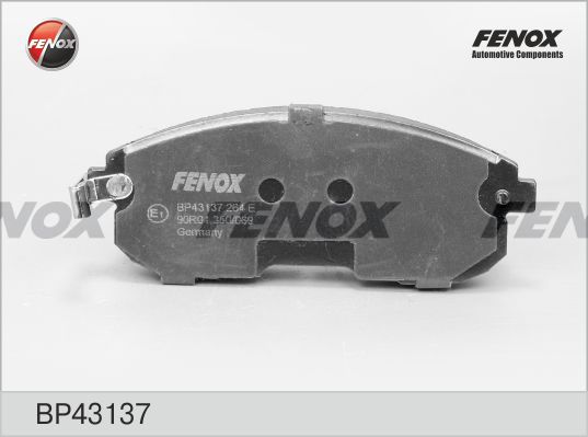 Комплект тормозных колодок, дисковый тормоз FENOX BP43137