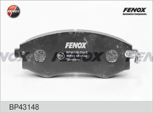 Комплект тормозных колодок, дисковый тормоз FENOX BP43148