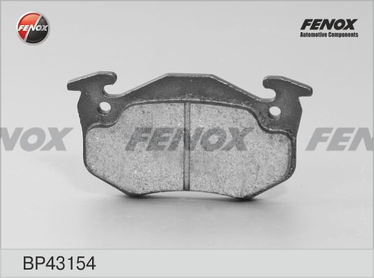 Комплект тормозных колодок, дисковый тормоз FENOX BP43154