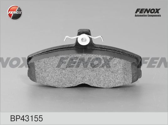Комплект тормозных колодок, дисковый тормоз FENOX BP43155
