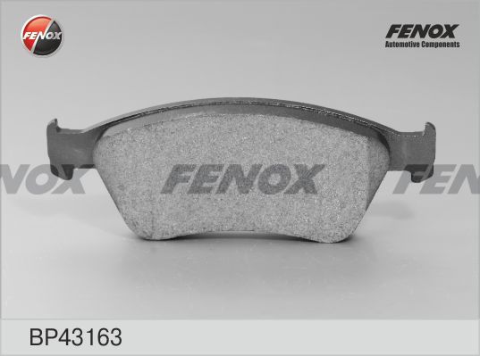 Комплект тормозных колодок, дисковый тормоз FENOX BP43163