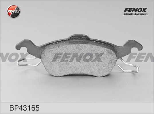 Комплект тормозных колодок, дисковый тормоз FENOX BP43165