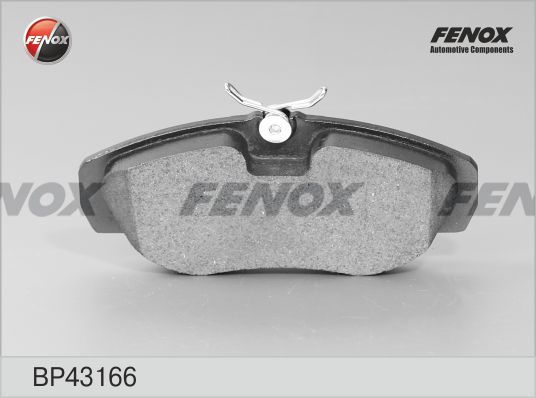 Комплект тормозных колодок, дисковый тормоз FENOX BP43166